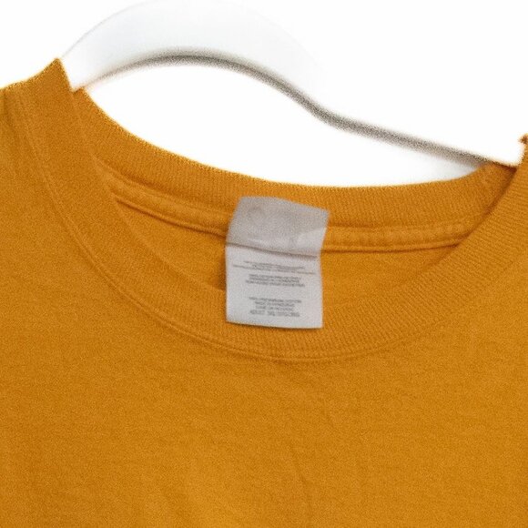 Vintage NASA T-Shirt MSEC & CFC Logos Mustard Yellow Size 3XL - Picture 2 of 8